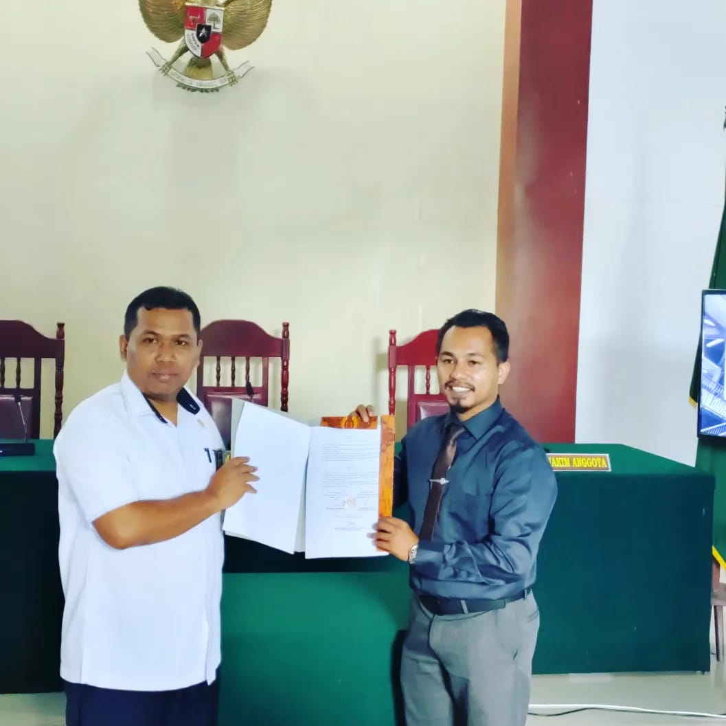 YLBH Walima Sula Teken MoU Dengan PN Sanana