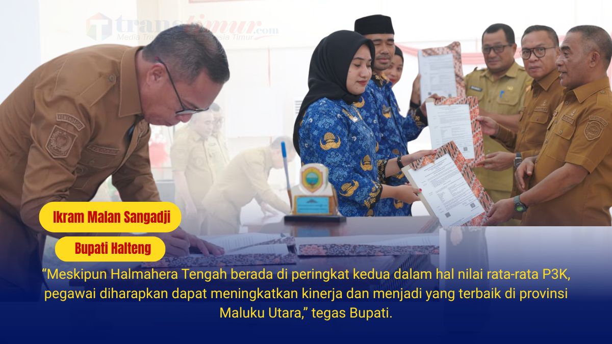 Ratusan PPPK Halteng Resmi Terima SK